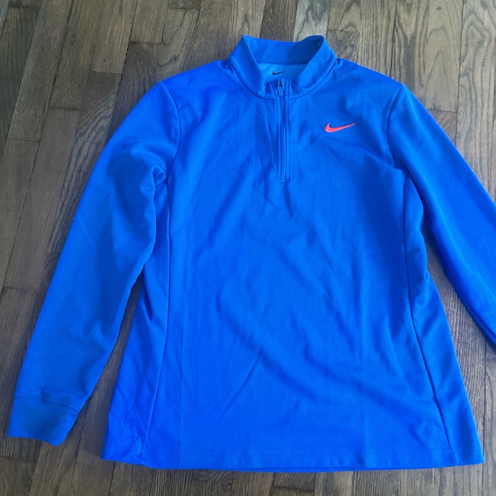 Blue Nike Dri Fit pullover
